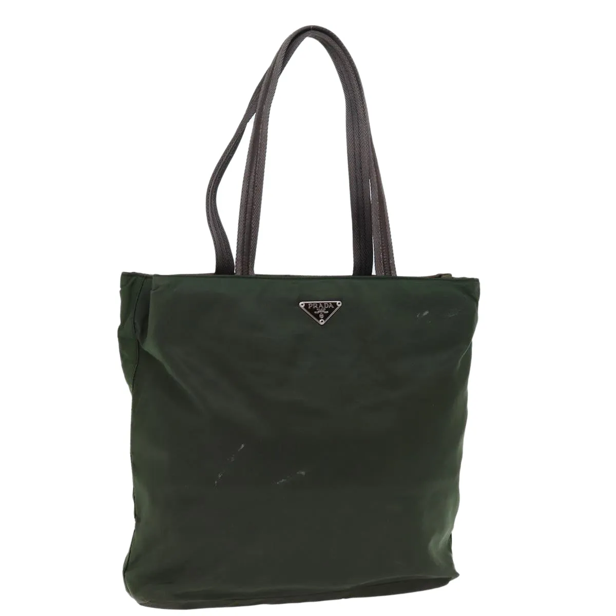 Trendy Inspired Prada Tote Bag Nylon Khaki Auth Yk12400