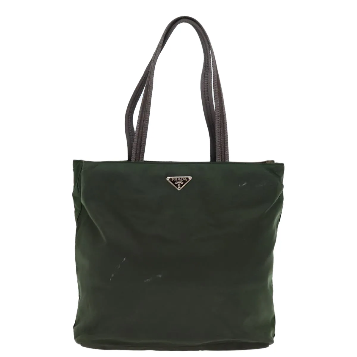 Trendy Inspired Prada Tote Bag Nylon Khaki Auth Yk12400