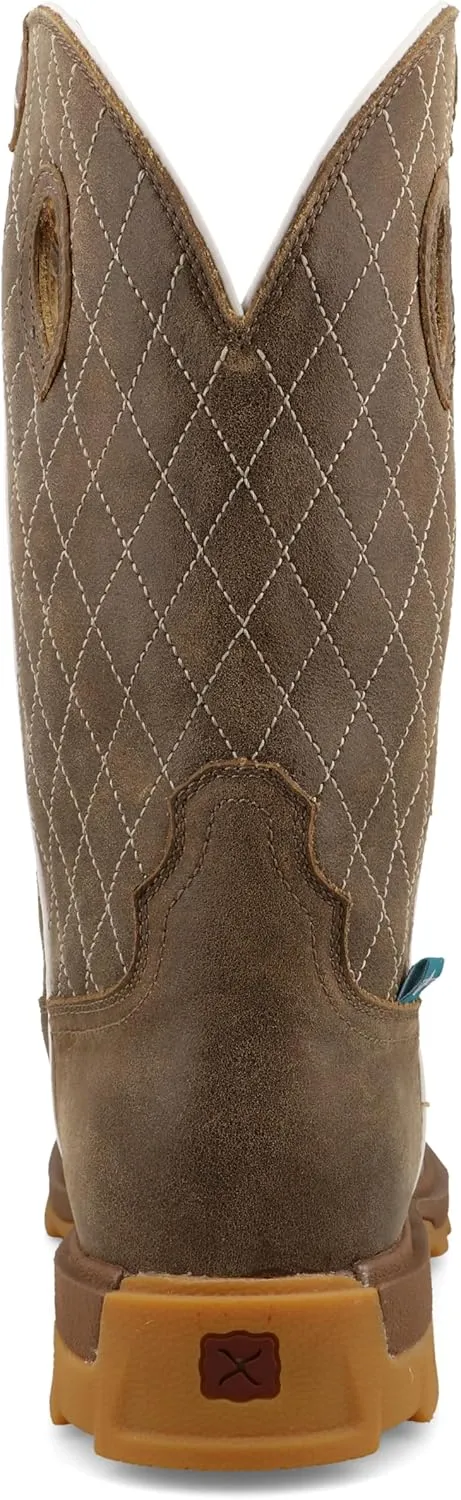 Twisted X Men's 12" UltraLite X Work Boot, Square Toe Nano Toe with UltraLite X
