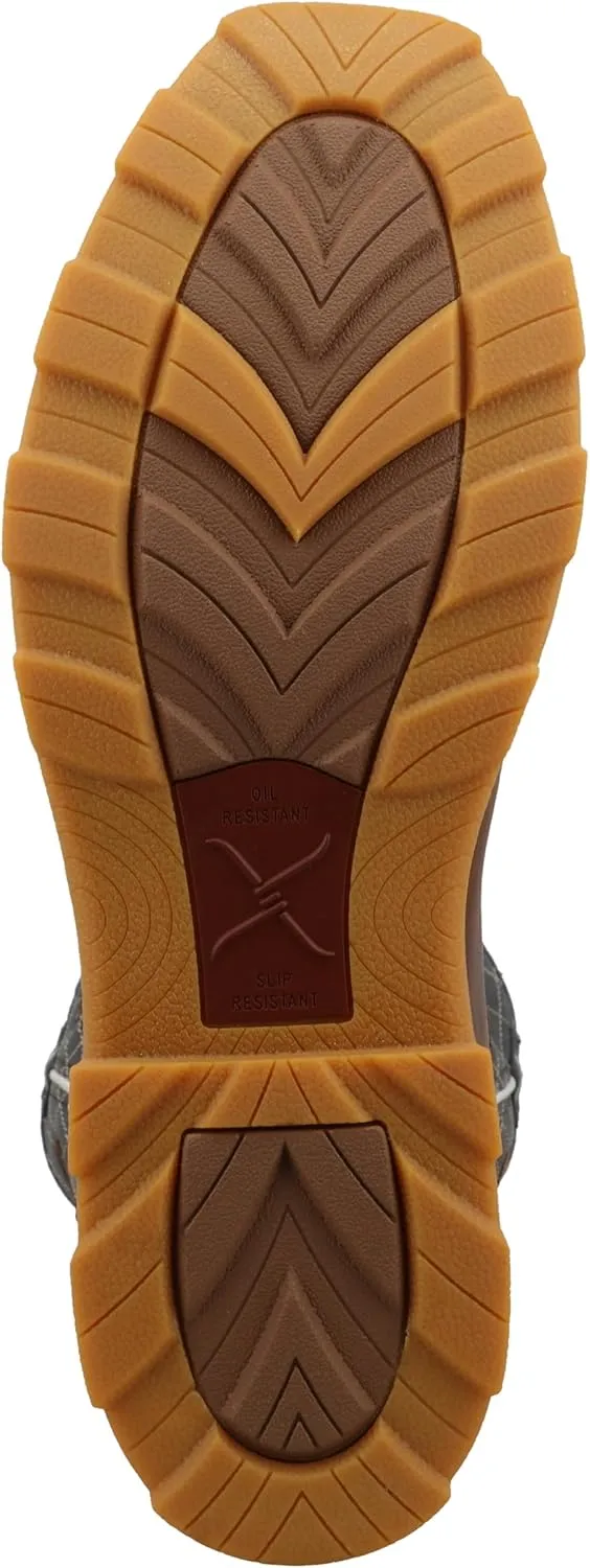Twisted X Men's 12" UltraLite X Work Boot, Square Toe Nano Toe with UltraLite X