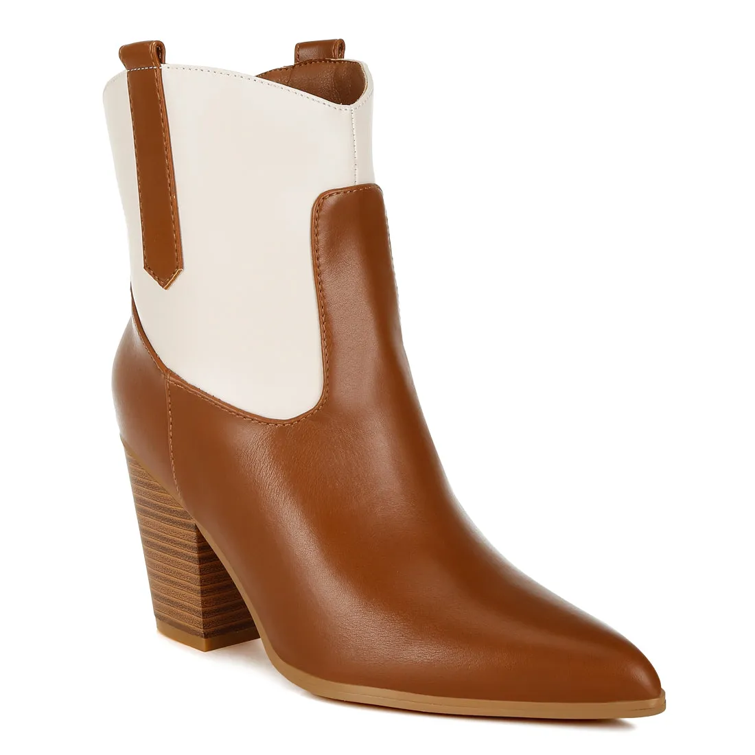 Two Tone Cowboy Boots