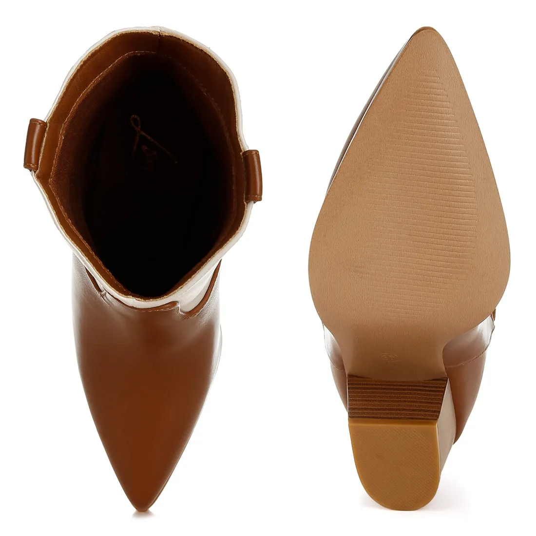 Two Tone Cowboy Boots