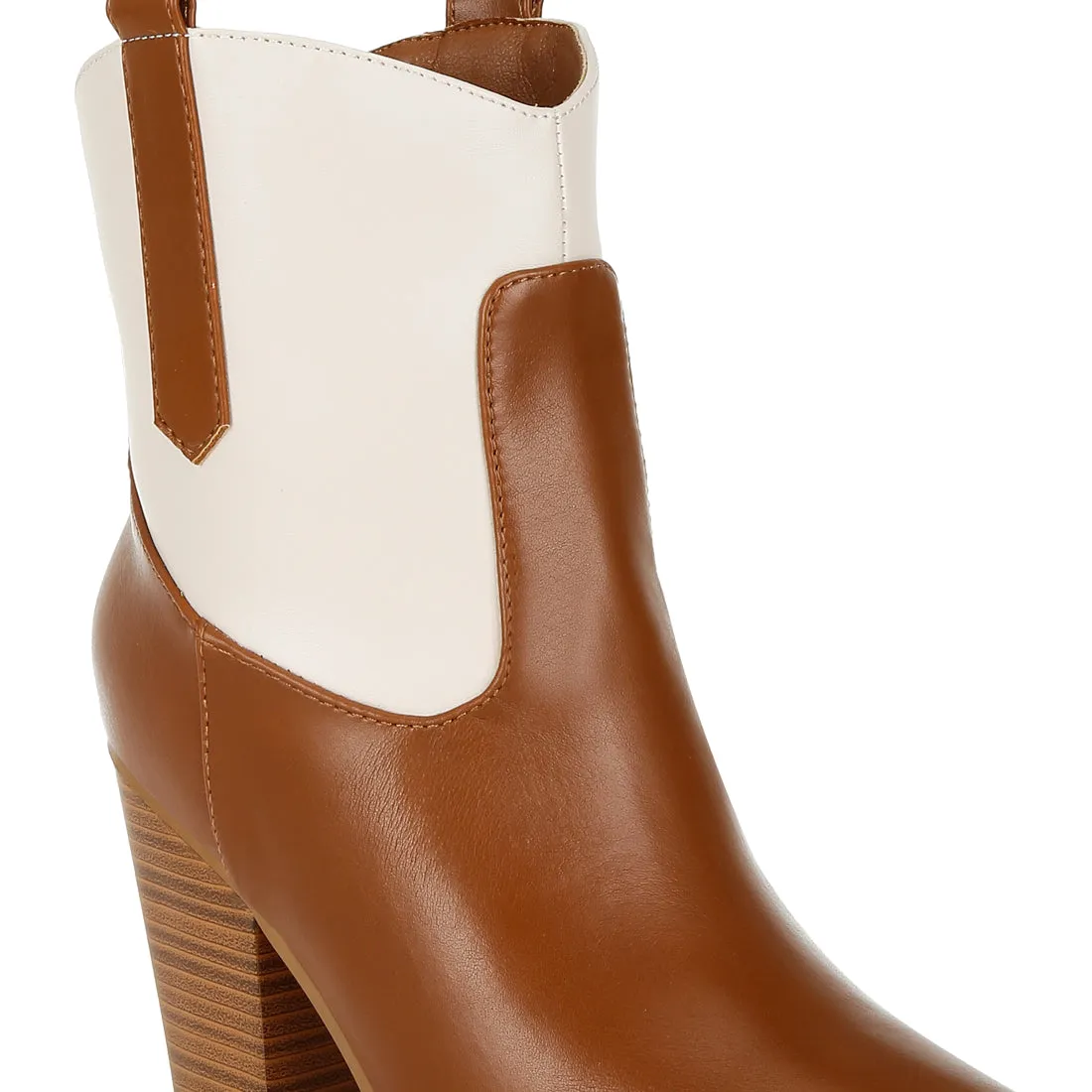 Two Tone Cowboy Boots