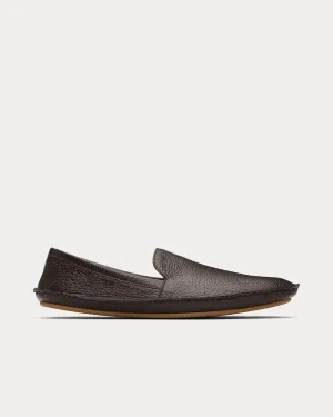 Vasko Leather Lacquer Brown Slip Ons