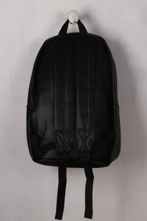 Vegan Leather Graphic Patch Backpack