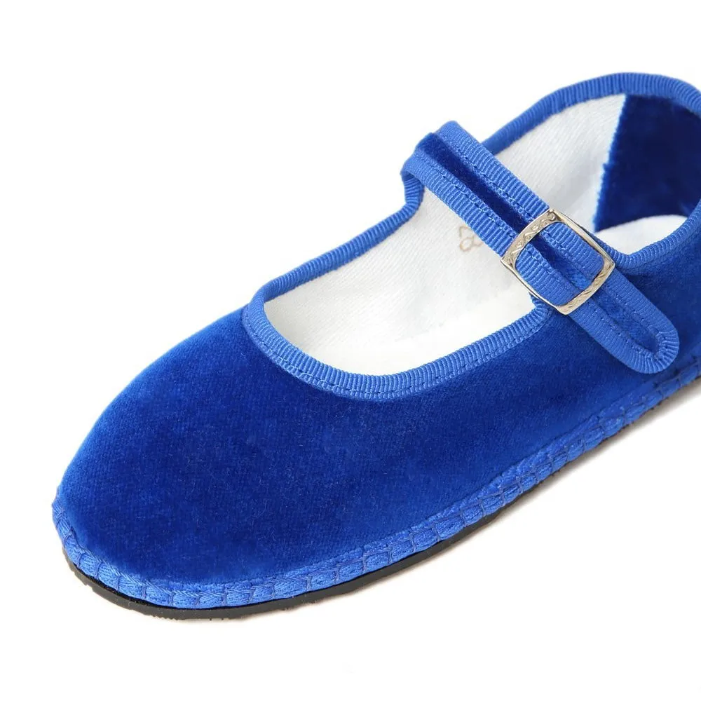 Velvet Friulane Shoes - Bluette