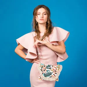 Versatile Beaded Sling Bag