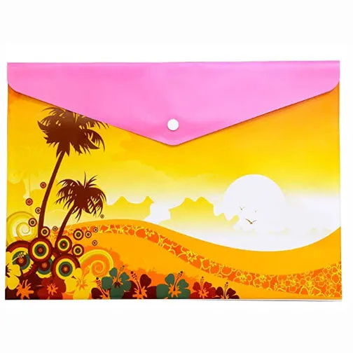 Versatile Plastic Folders  34 cm [ 5 pcs ]
