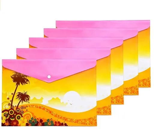 Versatile Plastic Folders  34 cm [ 5 pcs ]