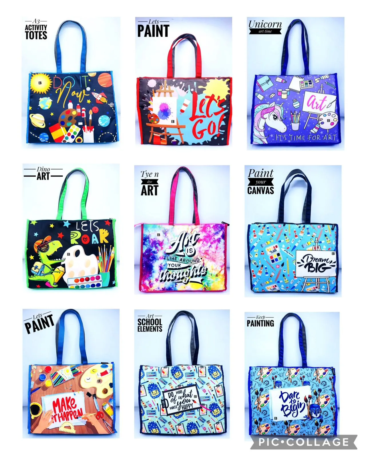 Versatile Vistas: Exploring the A3 Size Activity Tote Bag (Dream Big)