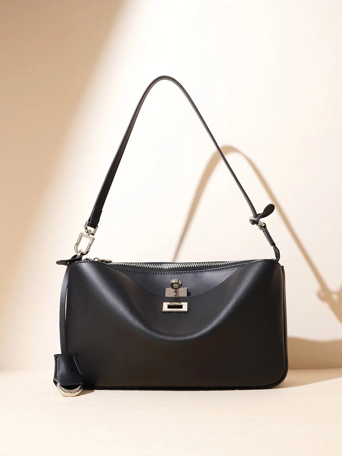 Versatile Women's Leather Shoulder Bag