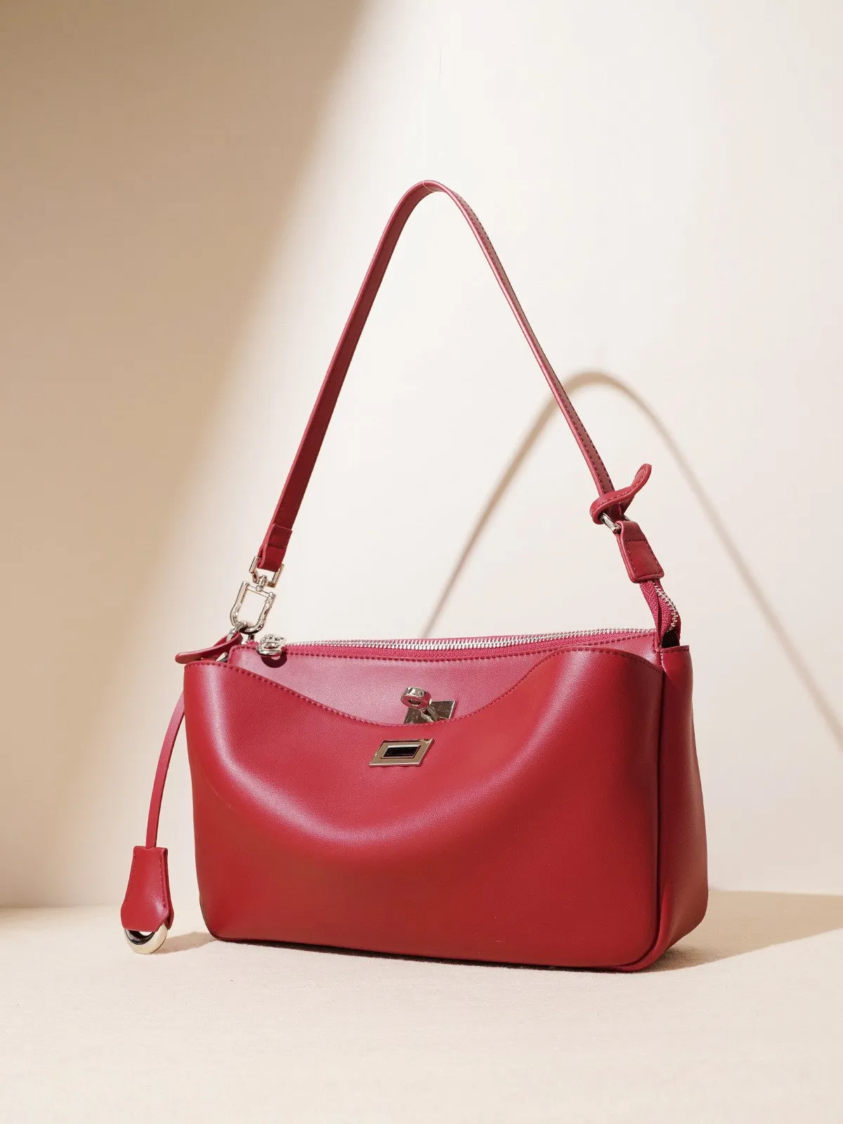 Versatile Women's Leather Shoulder Bag