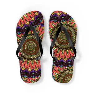Vibrant Mandala Sandals - Colorful & Intricate