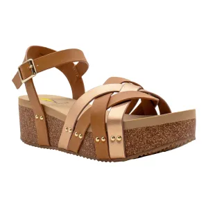 Volatile Edna Rosegold 2" Wedge Sandal