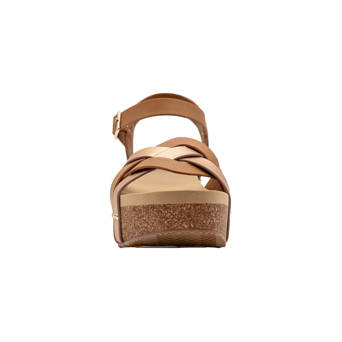 Volatile Edna Rosegold 2" Wedge Sandal
