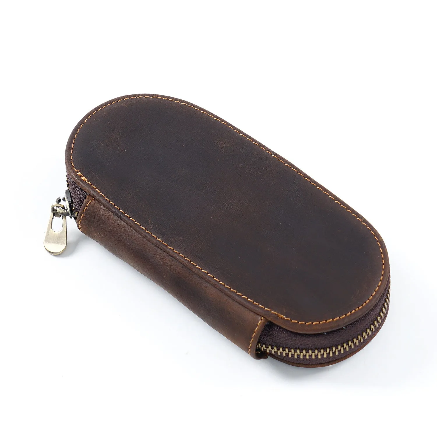 Wholesale Retro 3 Installed Elliptical Zipper with Convenient Pen Bag