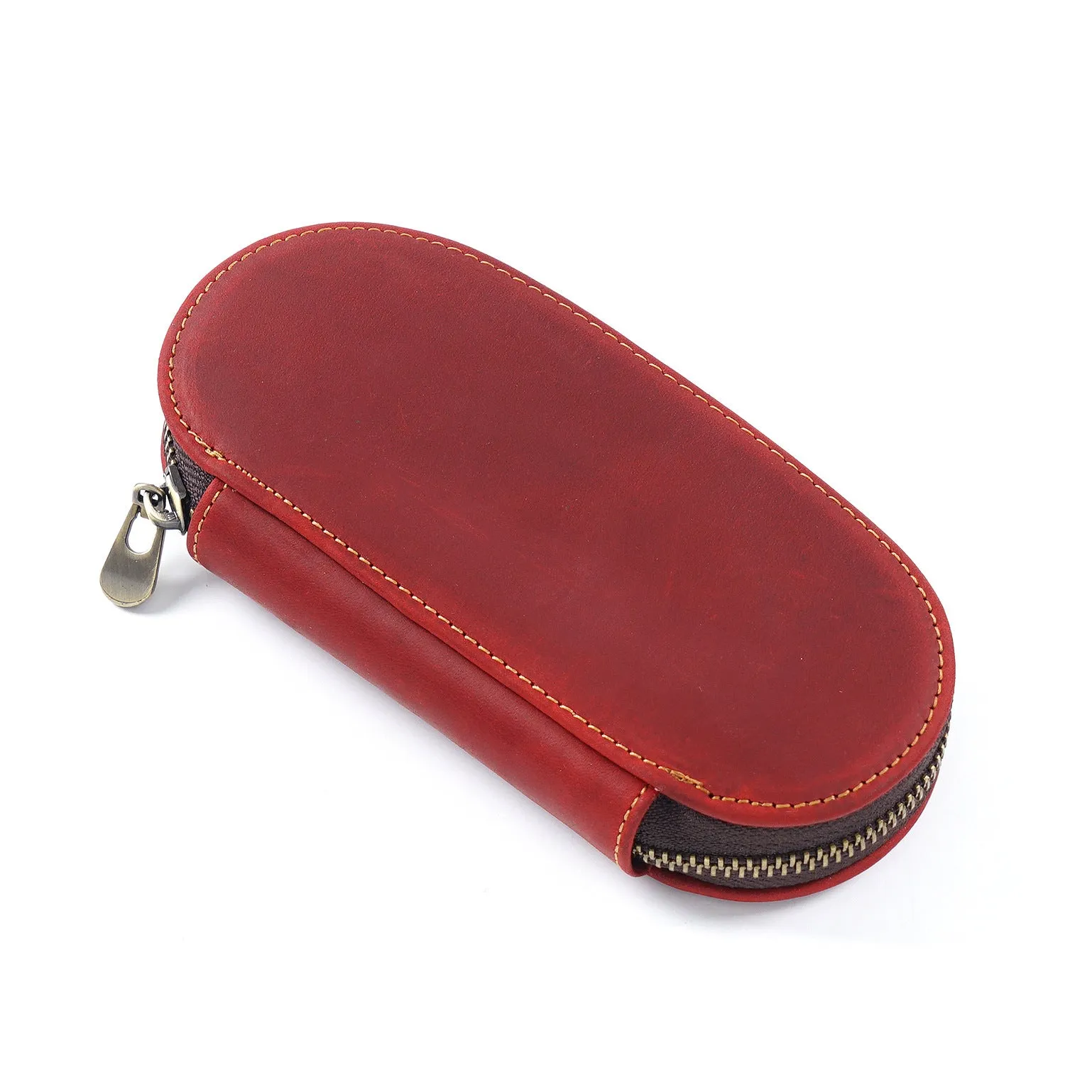 Wholesale Retro 3 Installed Elliptical Zipper with Convenient Pen Bag
