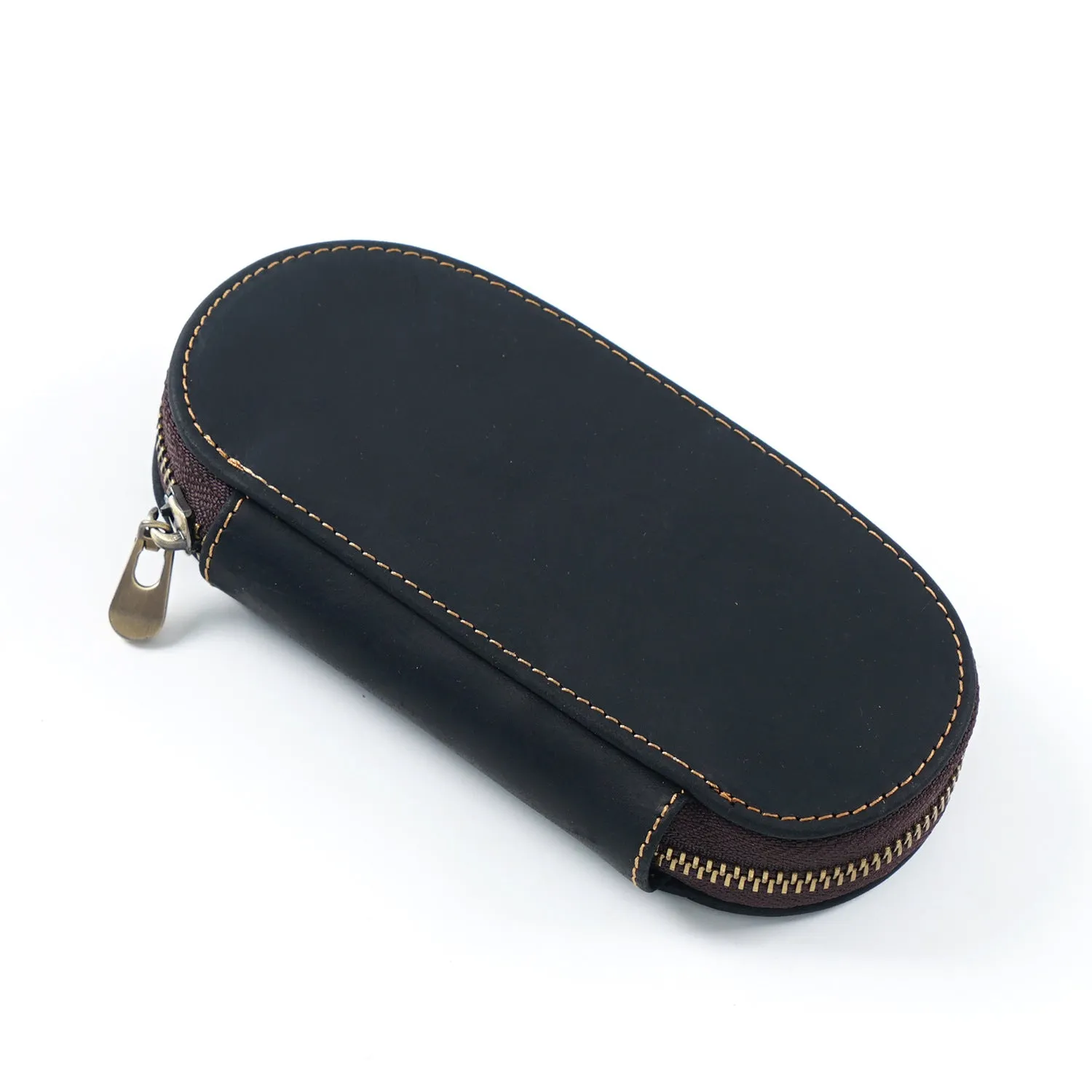 Wholesale Retro 3 Installed Elliptical Zipper with Convenient Pen Bag