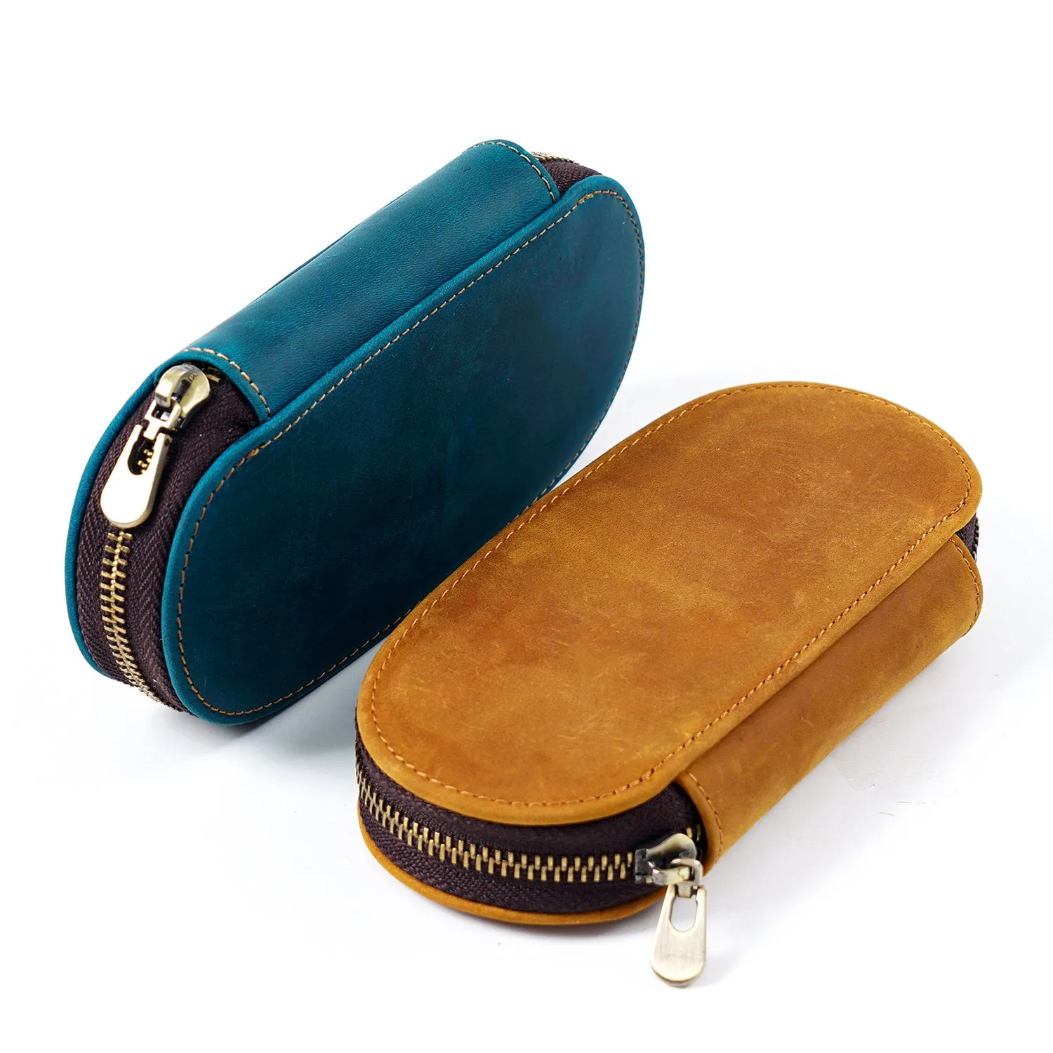 Wholesale Retro 3 Installed Elliptical Zipper with Convenient Pen Bag