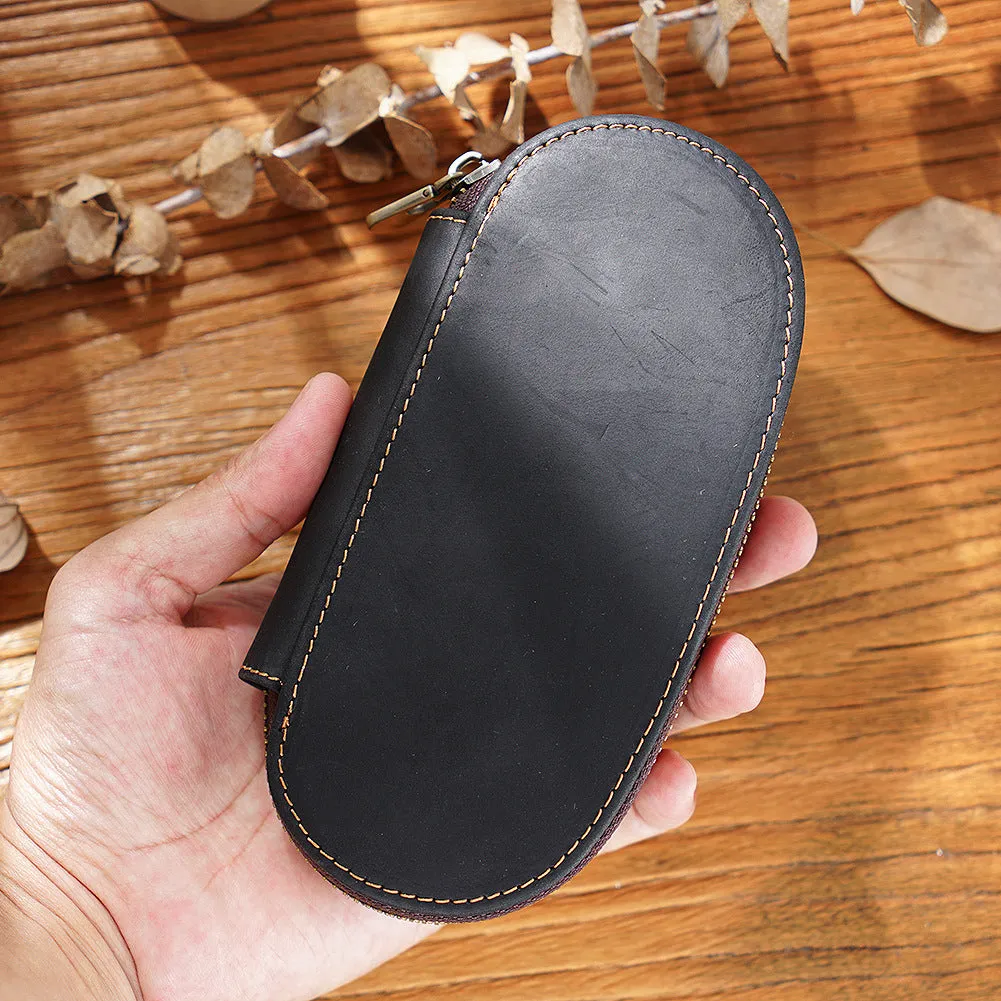 Wholesale Retro 3 Installed Elliptical Zipper with Convenient Pen Bag
