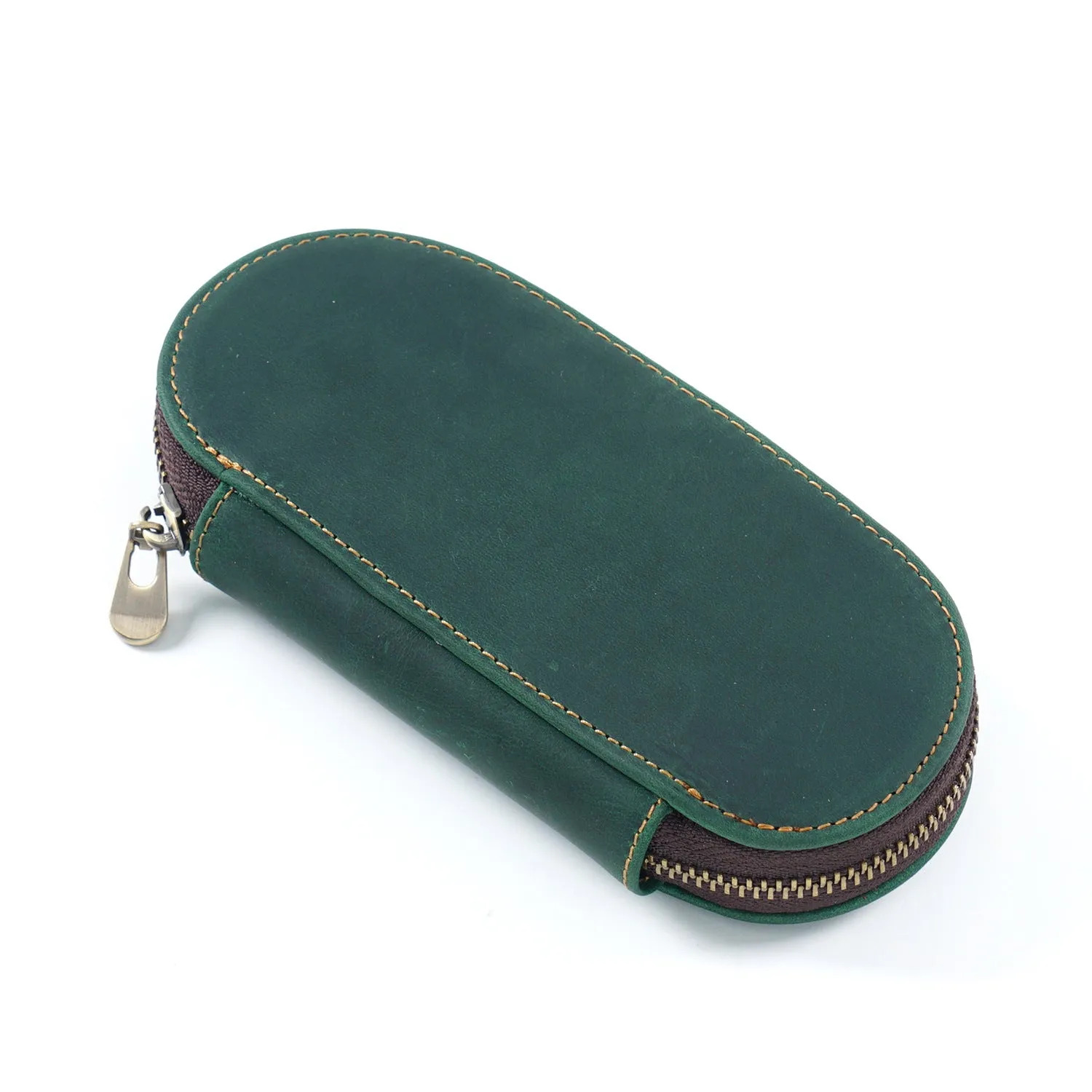 Wholesale Retro 3 Installed Elliptical Zipper with Convenient Pen Bag