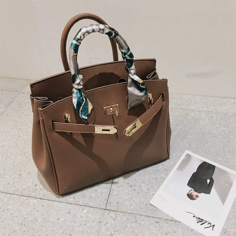 Women's Leather Versatile Kelly bag