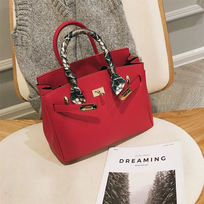 Women's Leather Versatile Kelly bag