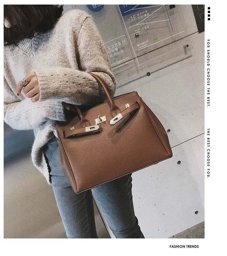Women's Leather Versatile Kelly bag