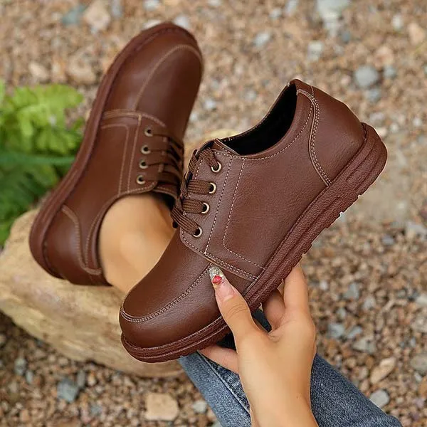 Women's Retro Lace Up Shoes 29816030C
