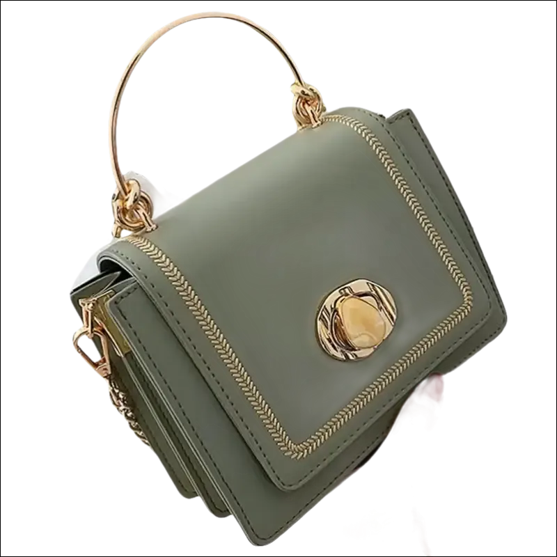 Yellow Leather Crossbody Bag Versatile Elegance