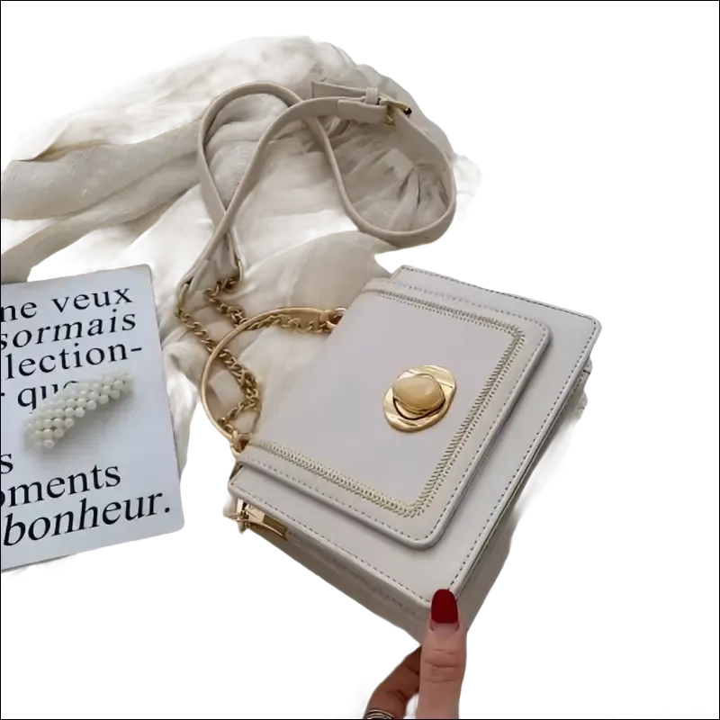 Yellow Leather Crossbody Bag Versatile Elegance