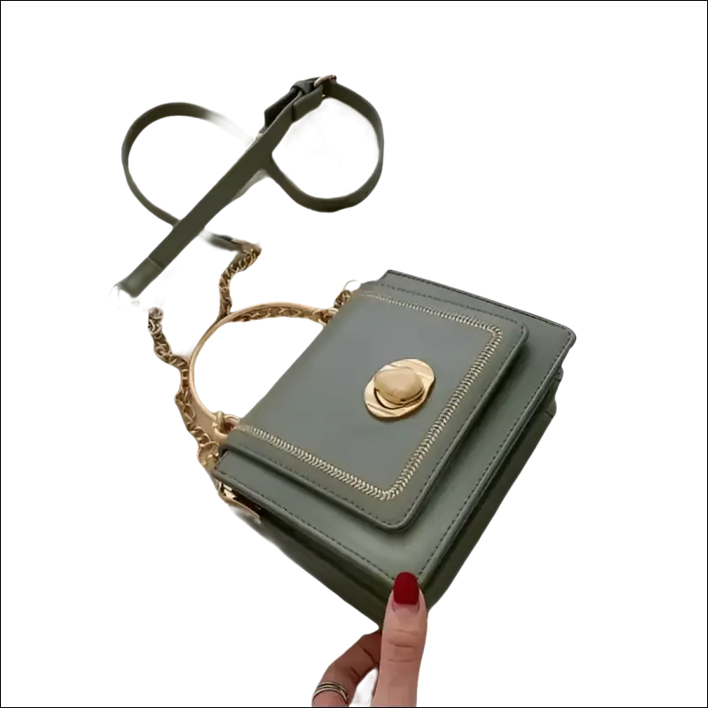 Yellow Leather Crossbody Bag Versatile Elegance