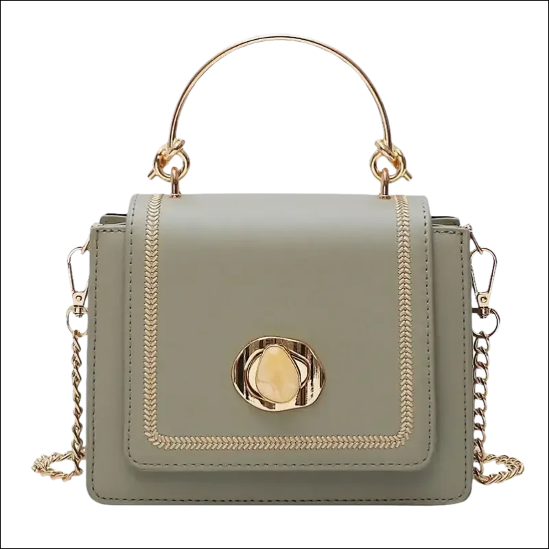 Yellow Leather Crossbody Bag Versatile Elegance