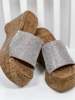 Zahara Cork Wedge- Multi